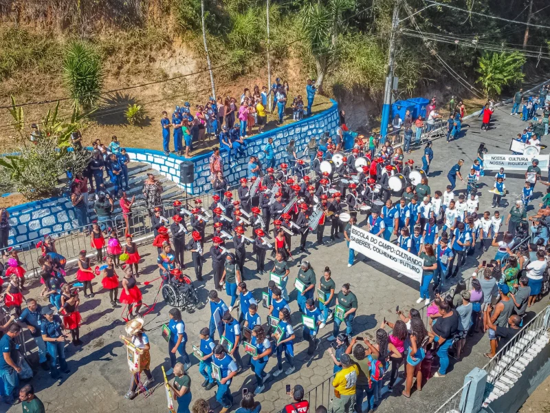 Serra do Piloto participa da Semana da Pátria com desfile cívico